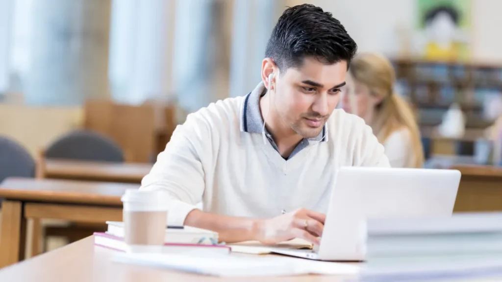 Professionals engaged in continuous learning for a global career